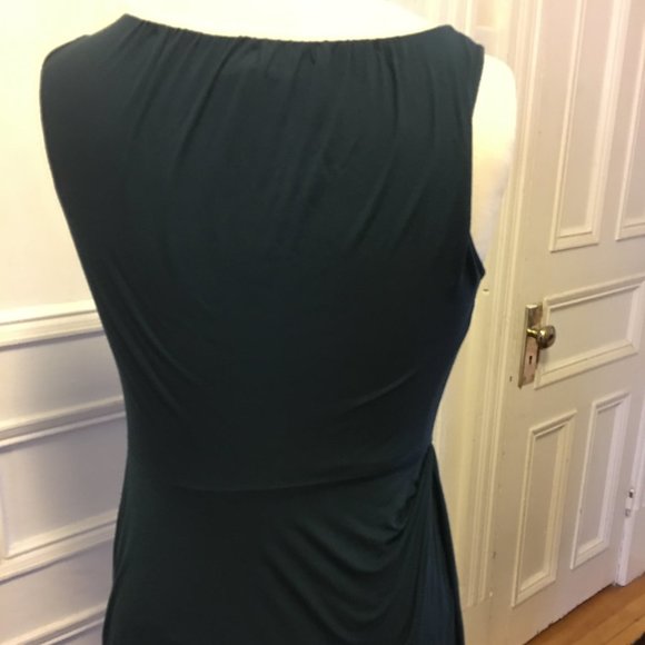 Deletta Dark Teal Sleeveless Blouse - Picture 3 of 9